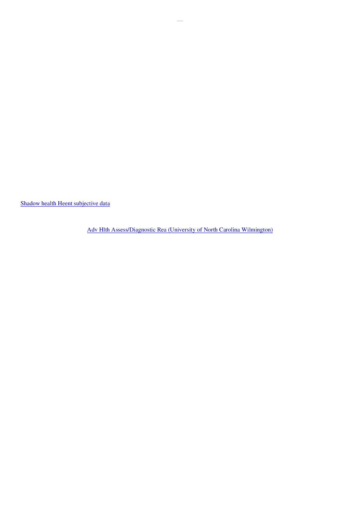 Preview image for SHADOW HEALTH HEENT SUBJECTIVE DATA